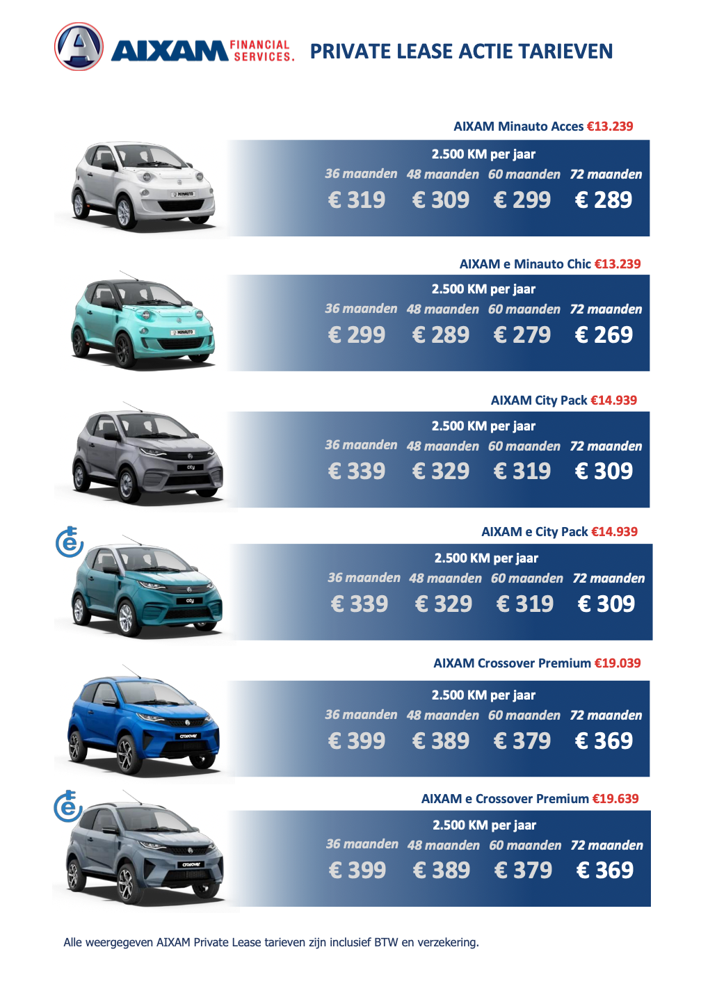 Aixam deals Private lease